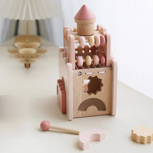 Ahşap Müzik ve Aktivite Kutusu – Montessori Eğitim Oyuncağı