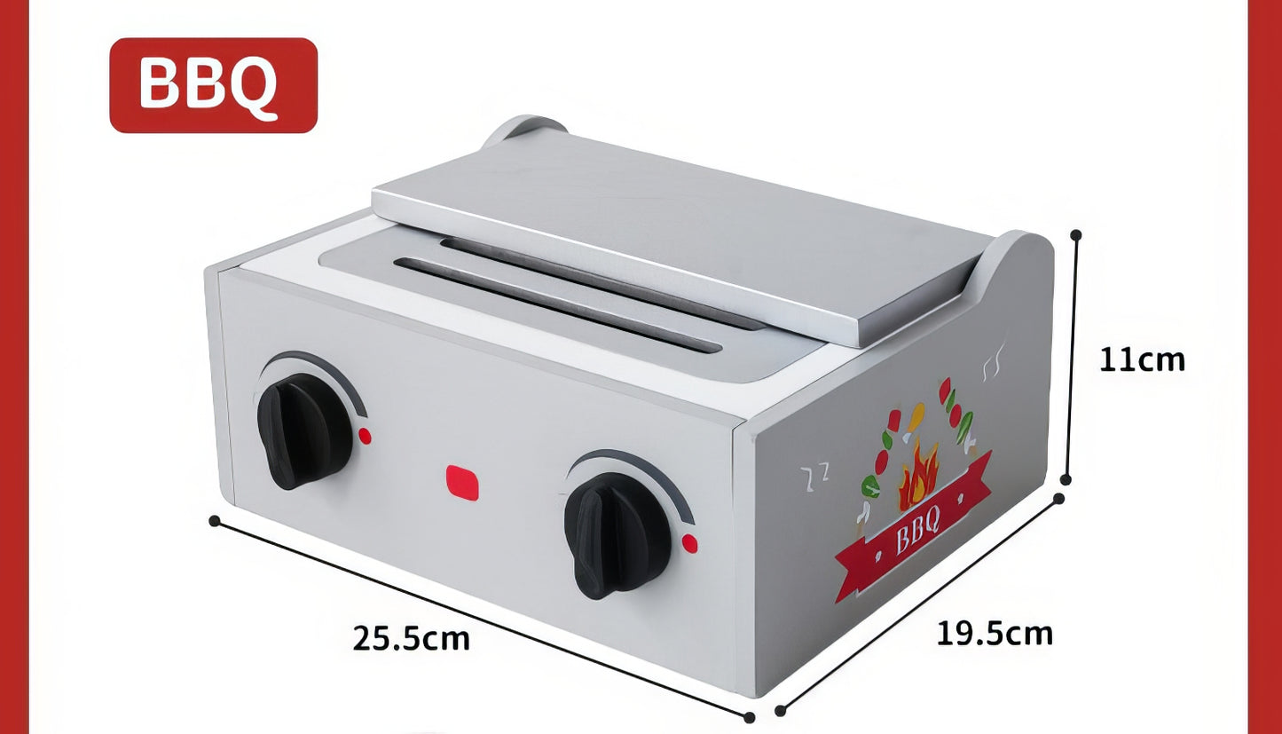 Montessori Ahşap Barbekü Seti – Eğlenceli Mutfak Macerası Çocukları Bekliyor!