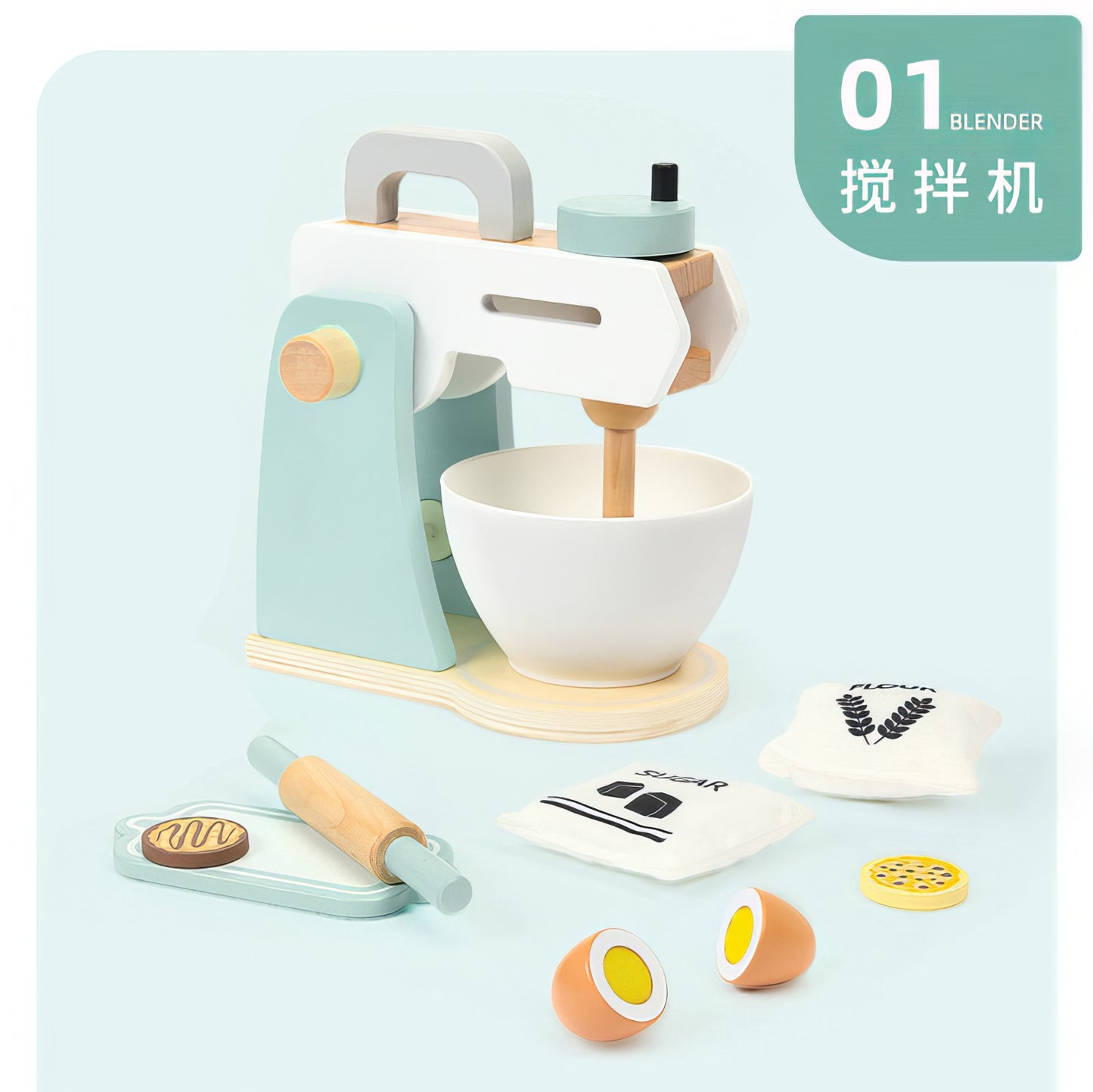 Montessori Ahşap Blender Frogprin – Eğlenceli Smoothie Zamanı!