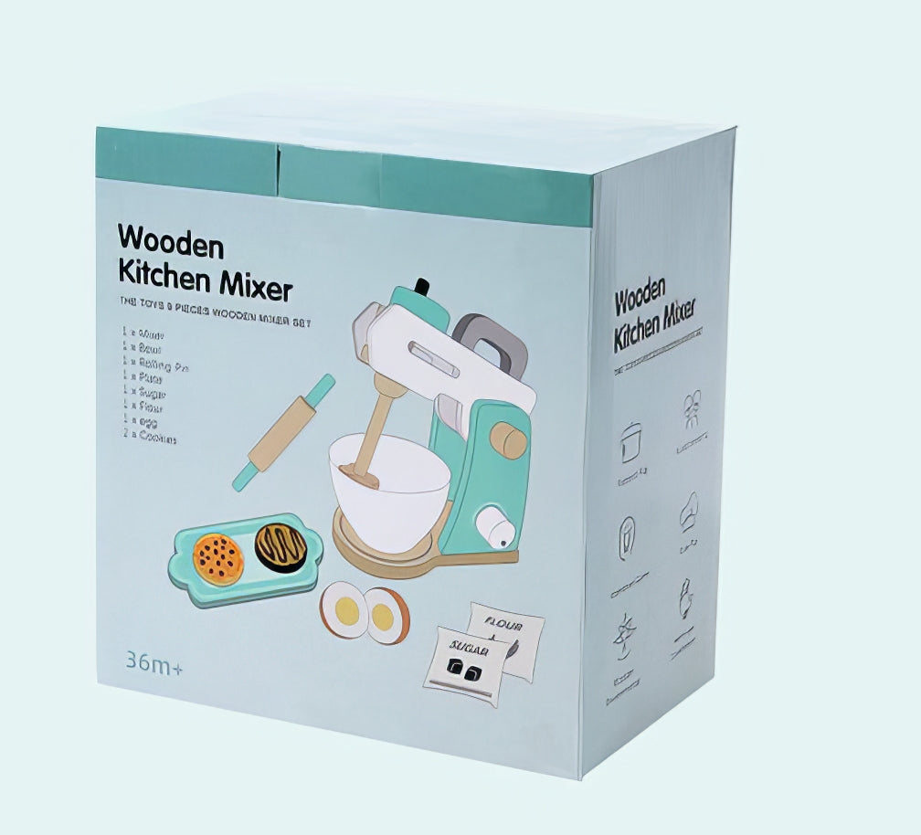 Montessori Ahşap Blender Frogprin – Eğlenceli Smoothie Zamanı!