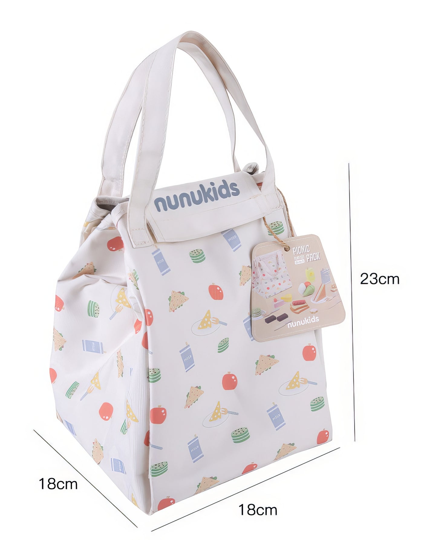 Montessori Ahşap 24 Parça Çantalı Piknik Seti – Nunukids