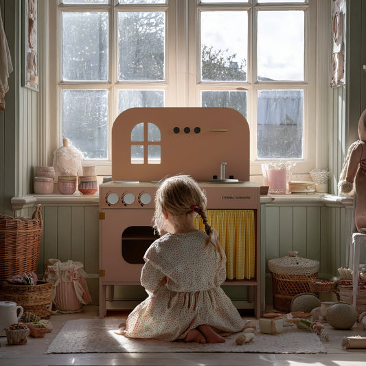 TR/Montessori Ahşap Mutfak Oyuncak  Doğal ve Güvenli  Eğitici ( Türkiyeden Gönderim )