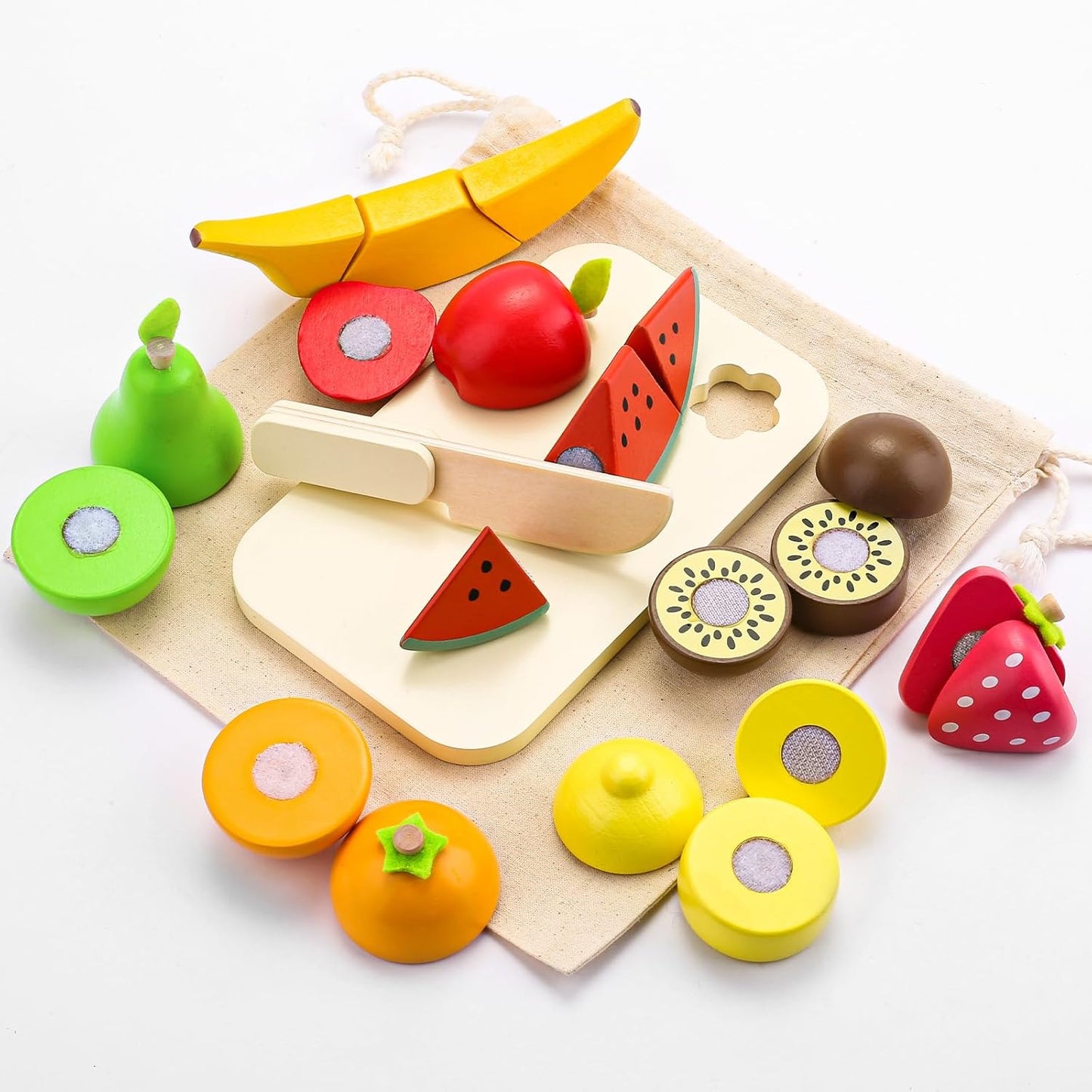 Montessori Ahşap Meyve Seti (Umu)