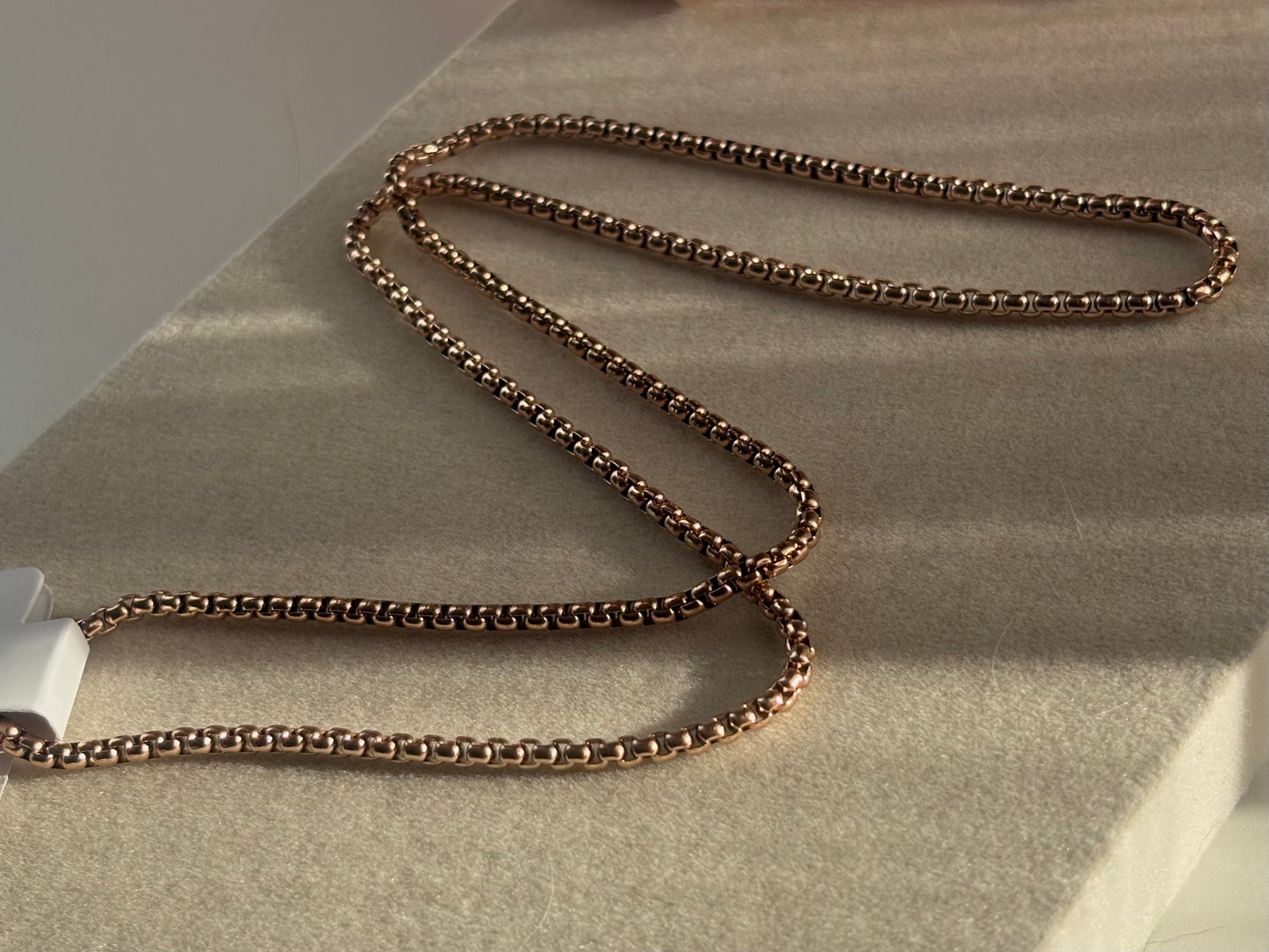 Xuping Çelik Kalın Kolye Kadın Linea Rose Taşlı Kolye Işıltılı Model Eternal Sunshine