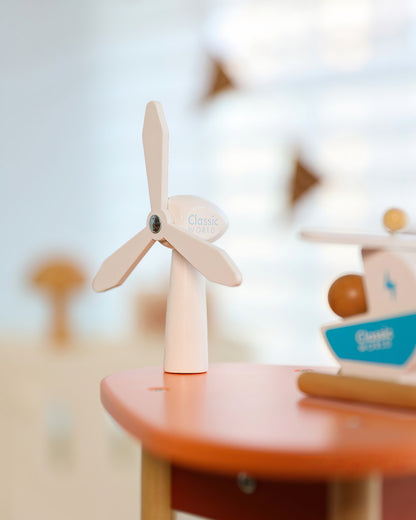 Eğitici Ahşap Katlı Otopark ve Garaj Seti - Helikopter Pistli & Arabalı (9 Parça)