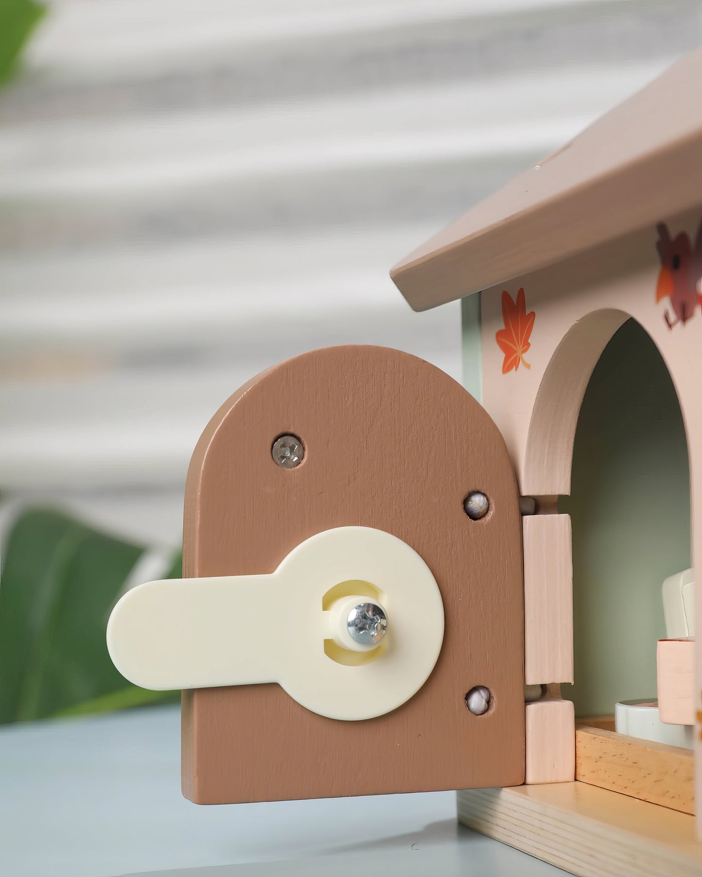 Montessori 11 Parçalı Kilitli Ahşap Keşif Evi Oyuncak