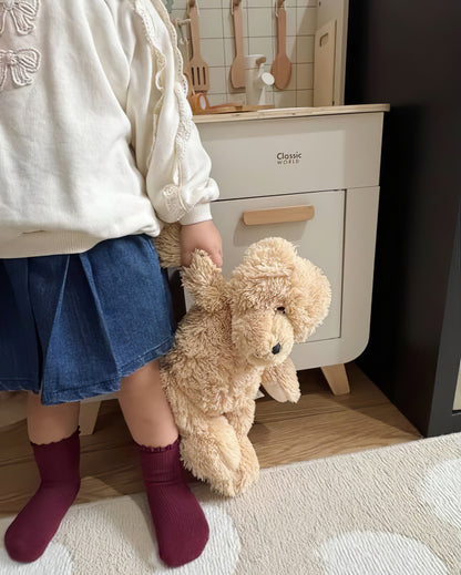 11 Parçalı Fonksiyonel Şefin Ahşap Mutfak Seti Montessori Uyumlu