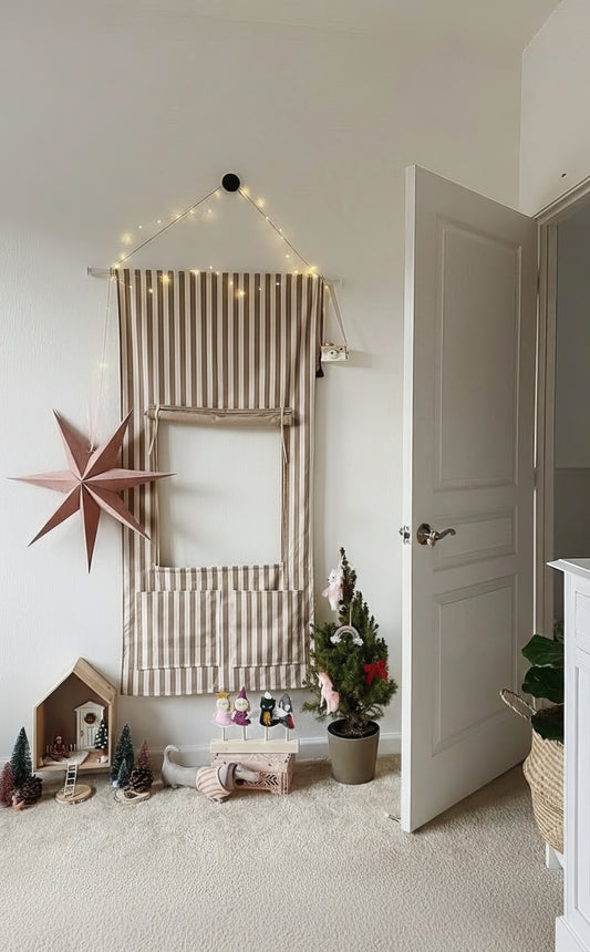 Kapı Eşiği Çocuk Kukla Tiyatrosu Çadırı  - Montessori Oyun Evi ve Çocuk Odası Dekoru (Kişiselleştirilebilir)