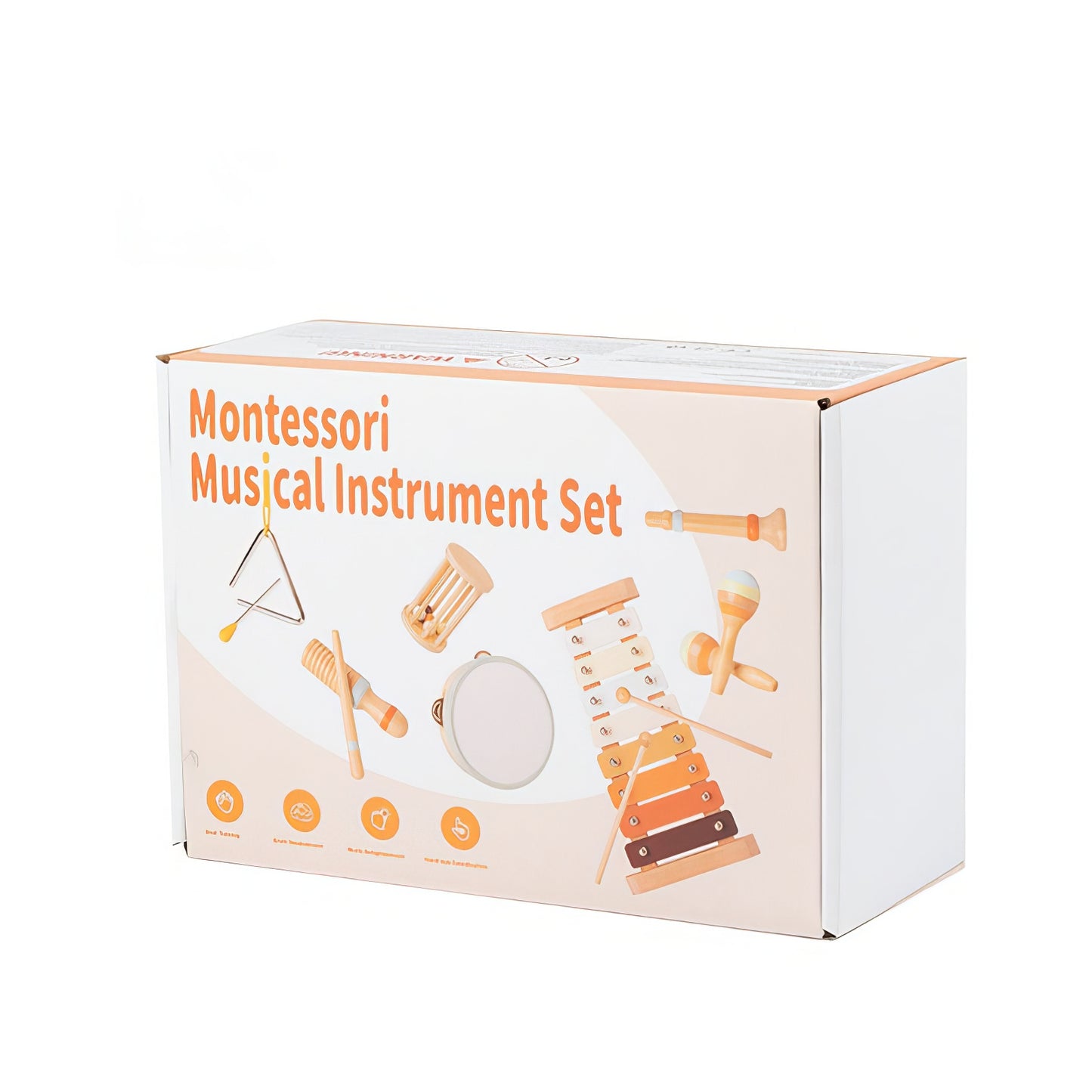 Montessori Ahşap 7 Parça Müzikal Enstrüman Seti – Ritim, Eğlence ve Gelişim Bir Arada!