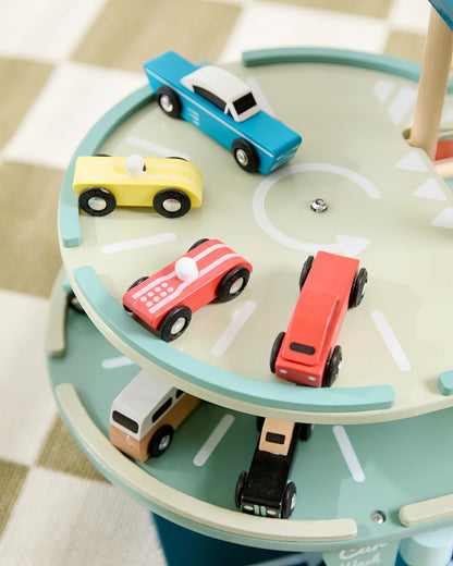 15 Parçalı Ahşap Vintage Garaj ve Çok Katlı Otopark