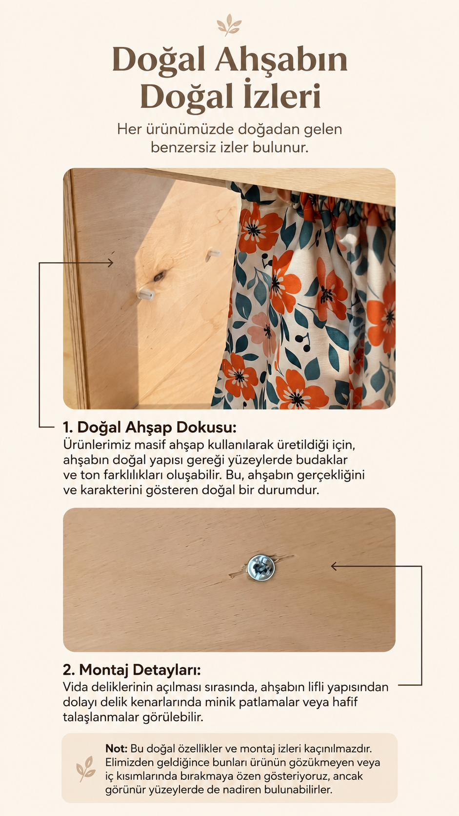 Yeni✨ Ahşap Montessori Oyuncak Mutfak Huş Ağacı Çocuk Mutfak Seti Lavabolu ve Fırınlı Eğitici Oyuncak Mutfak