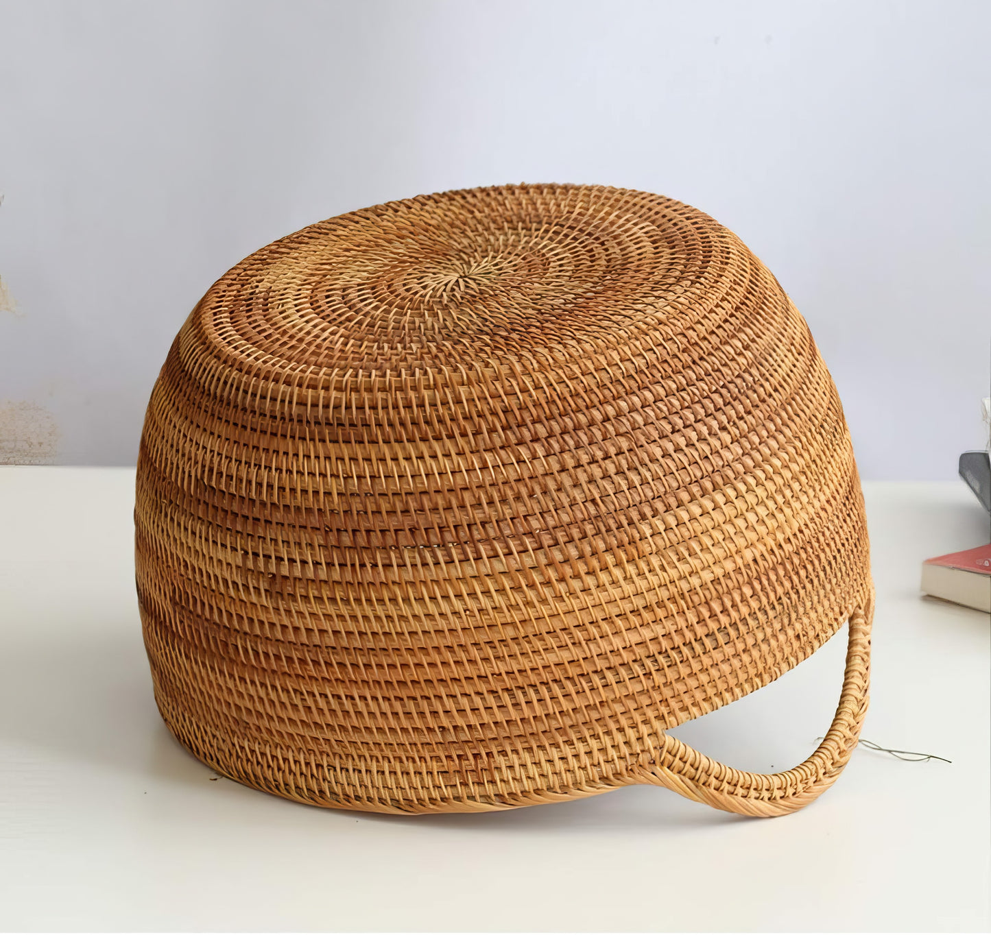 Rattan Büyük Boy Kulplu Sepet & Çok Amaçlı Düzenleyici Organizer