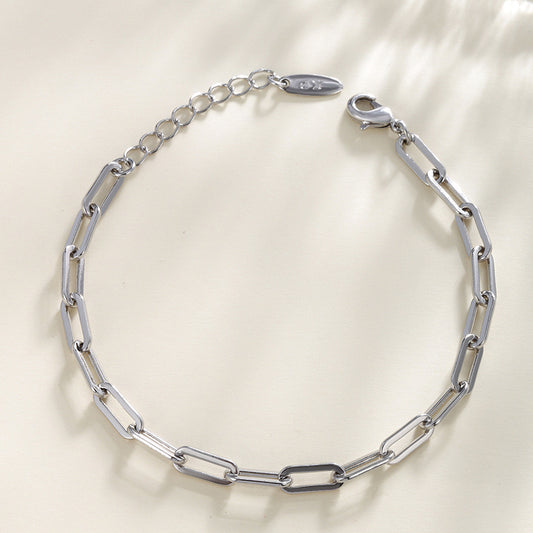 Xuping Çelik Bileklik Linka Silver Işıltılı  Model Eternal Sunshine