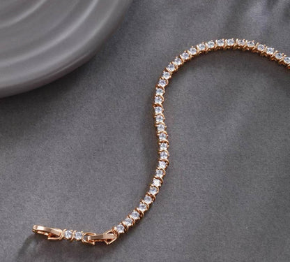 Xuping Çelik Bileklik Shine Taşlı Bileklik Işıltılı  Model Eternal Sunshine