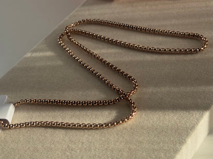 Xuping Çelik Kalın Kolye Kadın Linea Rose Taşlı Kolye Işıltılı  Model Eternal Sunshine