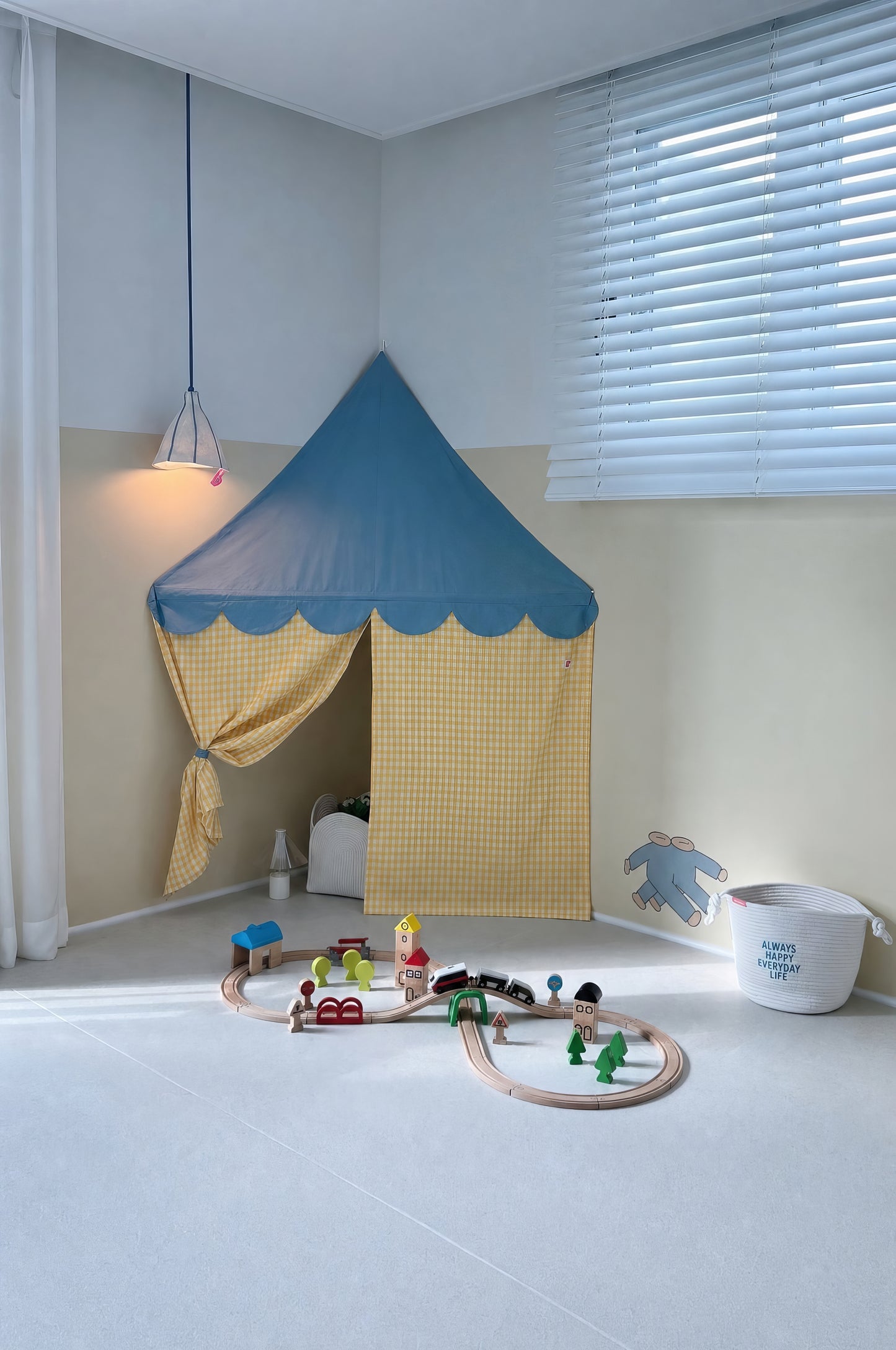 Çocuk Oyun Çadırı Montessori Oyun Evi Kumaş Çocuk Çadırı