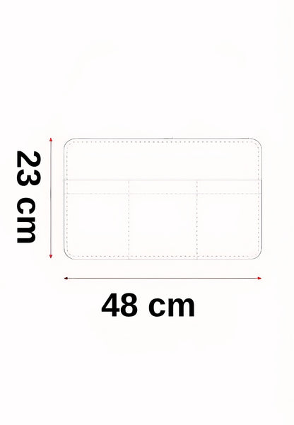 Bebek çocuk beşik yatak Kenarı Düzenleyici Beşik Organizeri Bebek Yatak Kenarı Düzenleyici Cepli Beşik Organizeri 48x23 cm