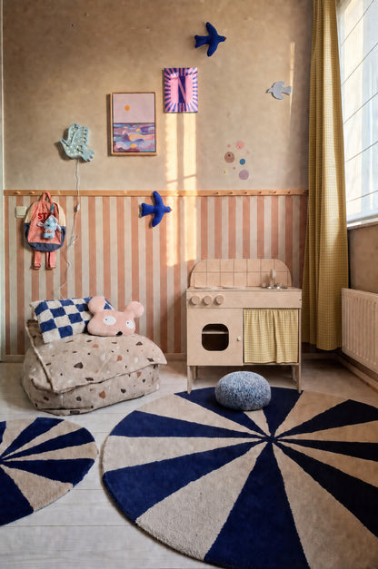 Yeni✨ Ahşap Montessori Oyuncak Mutfak Huş Ağacı Çocuk Mutfak Seti Lavabolu ve Fırınlı Eğitici Oyuncak Mutfak