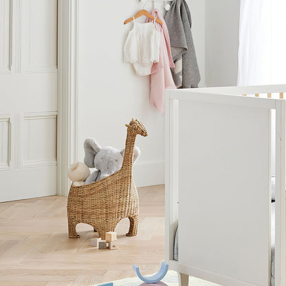 Rattan Zürafa Çocuk Odası Figürlü Organizer & Bohem Dekoratif Düzenleyici