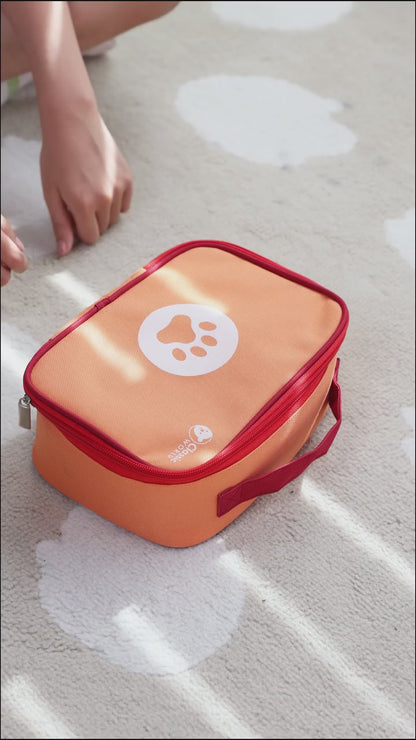 Ahşap Veteriner Seti ve Taşıma Çantası - Hayvan Bakım Oyunu (15 Parça)