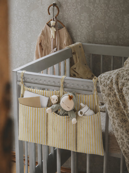 Bebek çocuk beşik yatak Kenarı Düzenleyici Beşik Organizeri Bebek Yatak Kenarı Düzenleyici Cepli Beşik Organizeri 48x23 cm